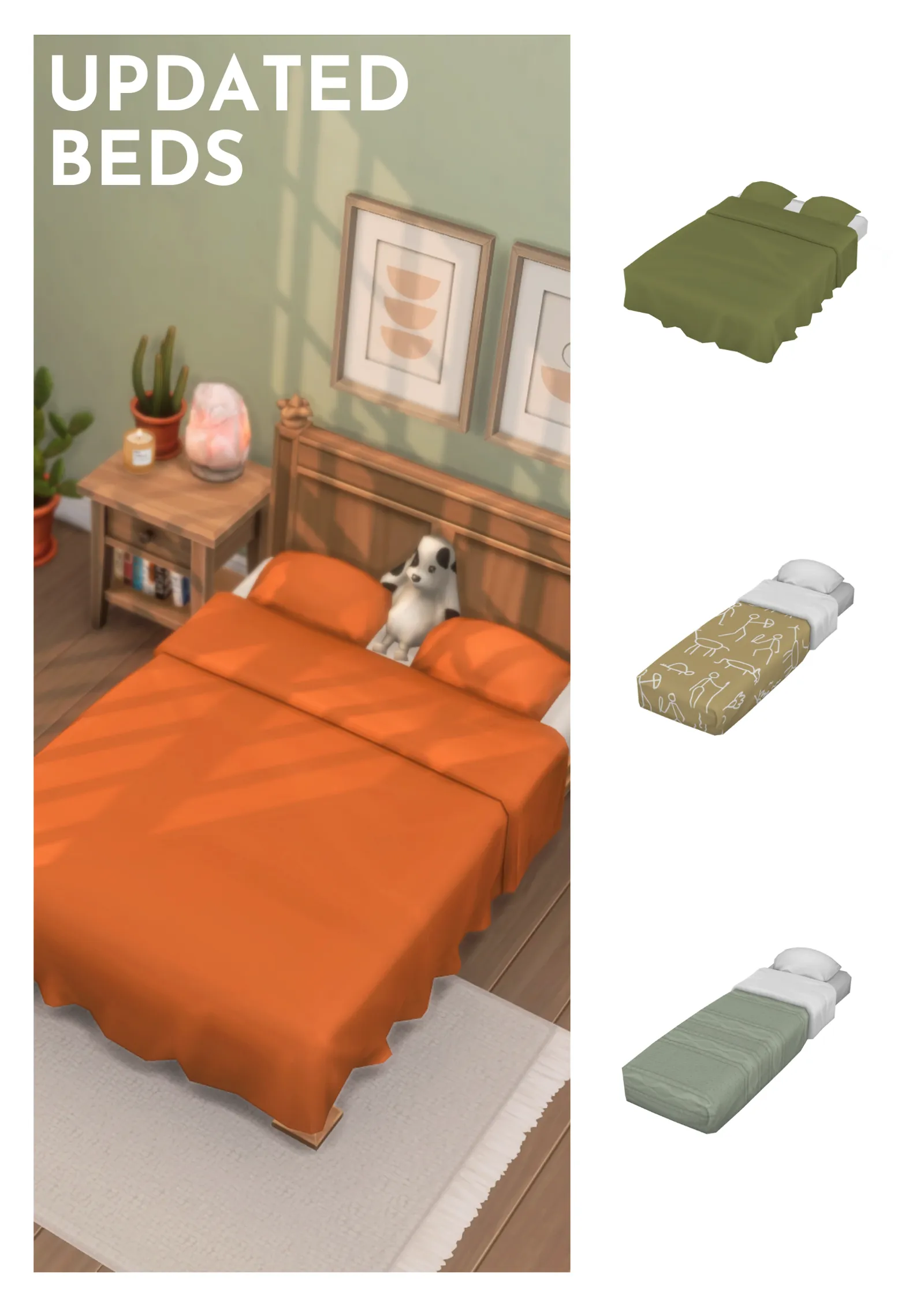 updated beds for the highschool patch